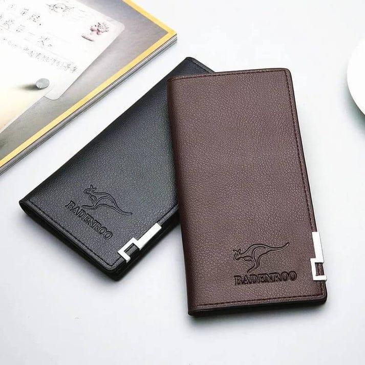 Men's Leather Bi-Fold Wallet - Stylish & Pocket Friendly, 1 Pc