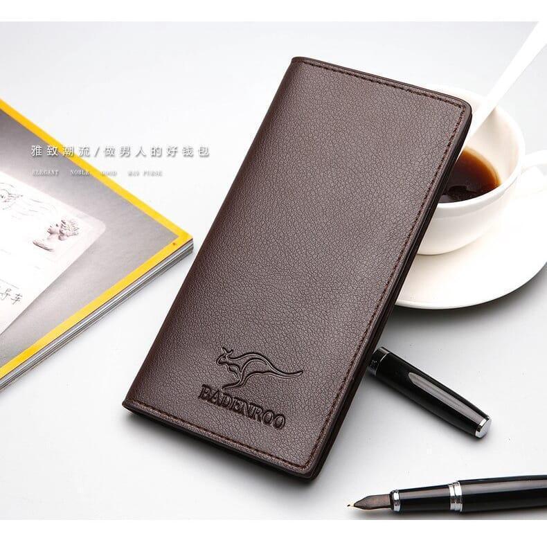 Men's Leather Bi-Fold Wallet - Stylish & Pocket Friendly, 1 Pc