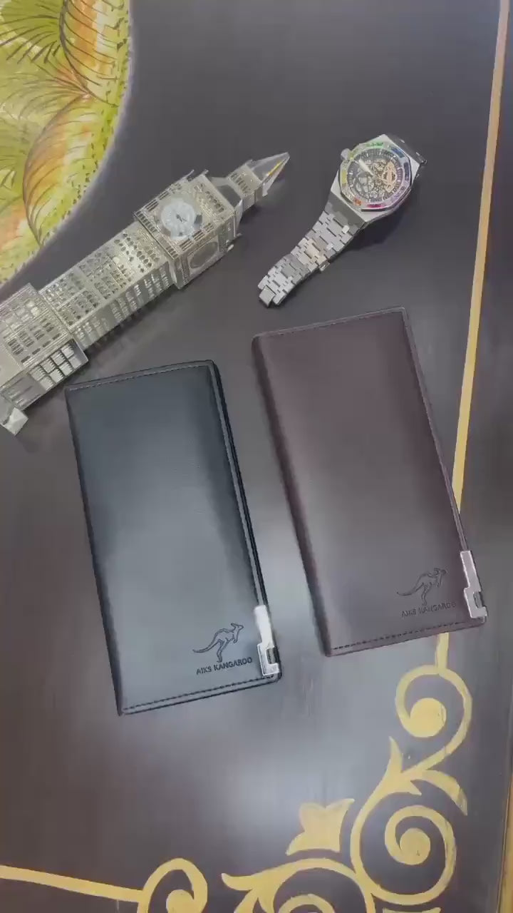Men's Leather Bi-Fold Wallet - Stylish & Pocket Friendly, 1 Pc
